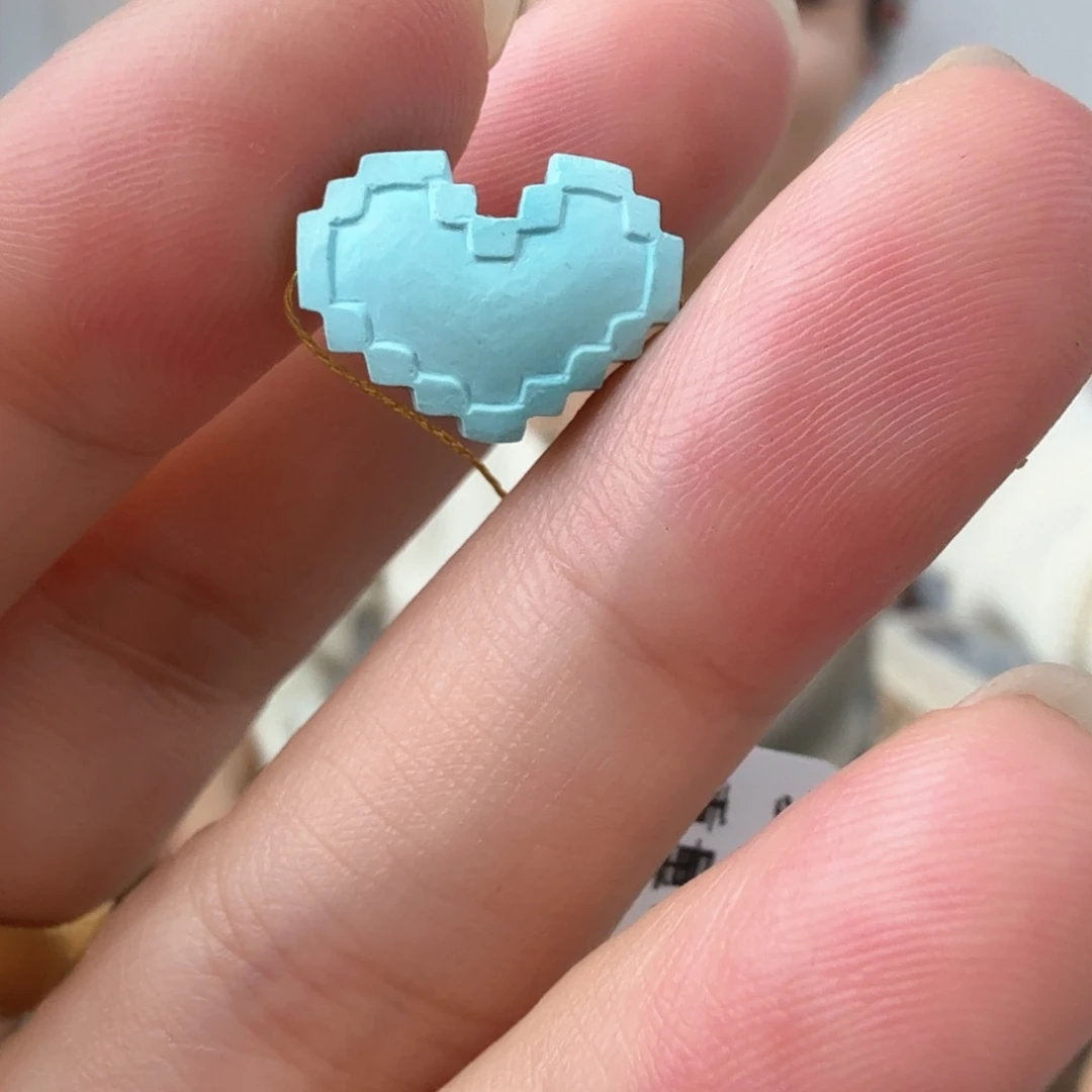 绿松石未镶嵌挂件