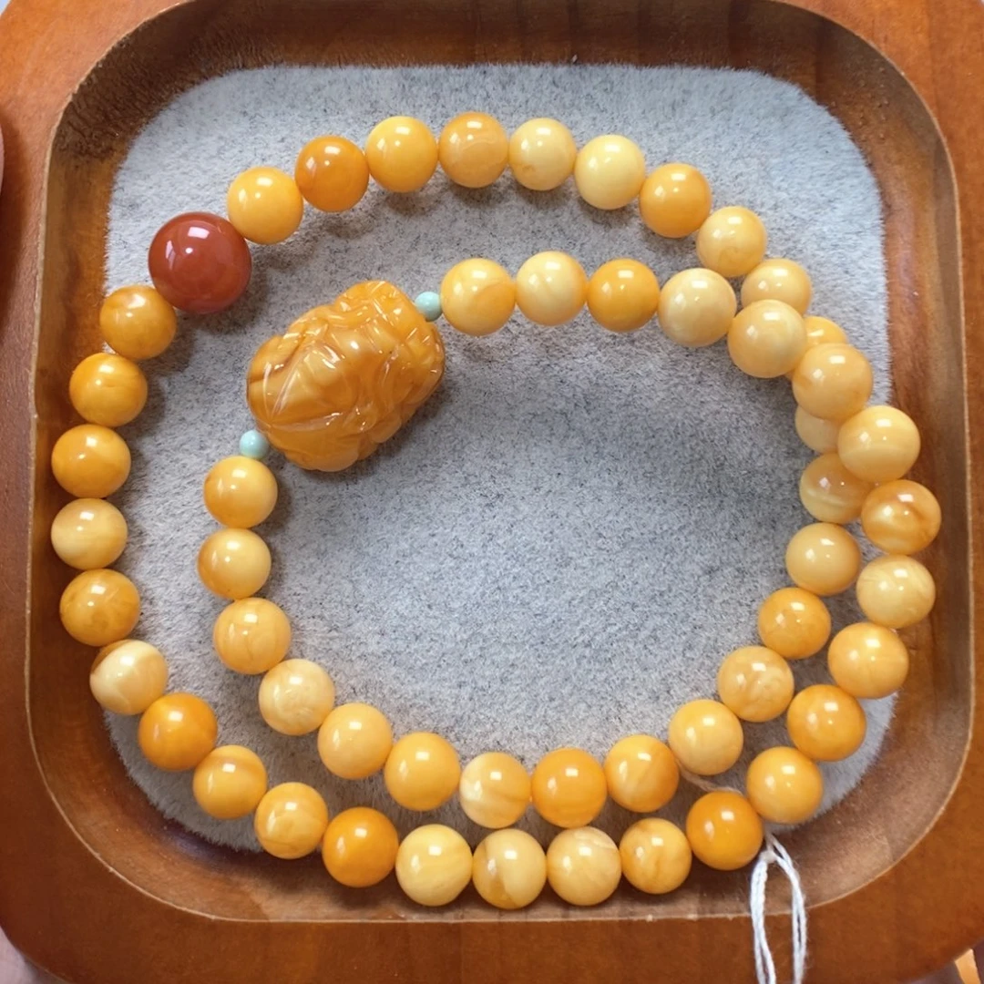 蜜蜡未镶嵌手串蜜蜡