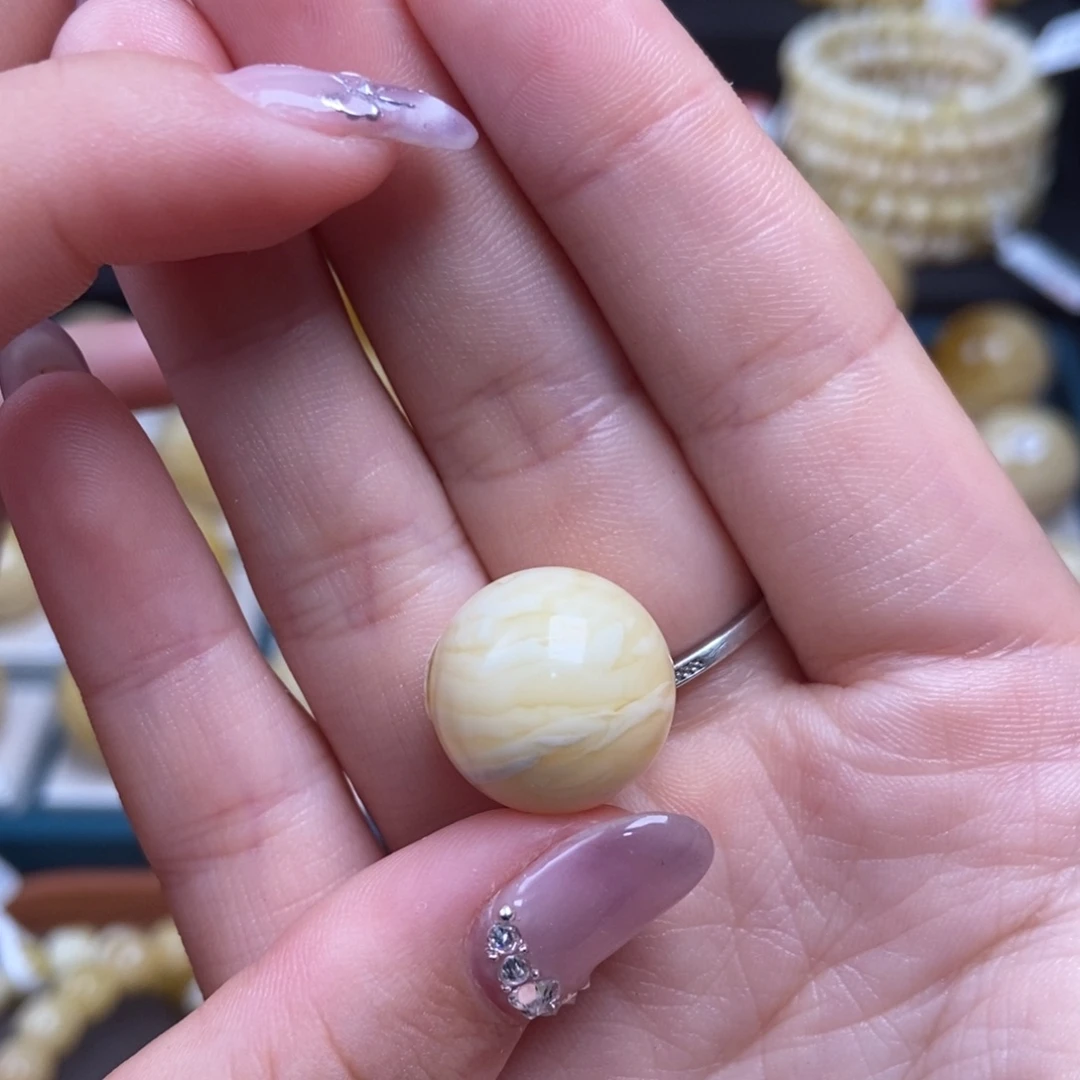 蜜蜡未镶嵌珠宝奇石15.5mm