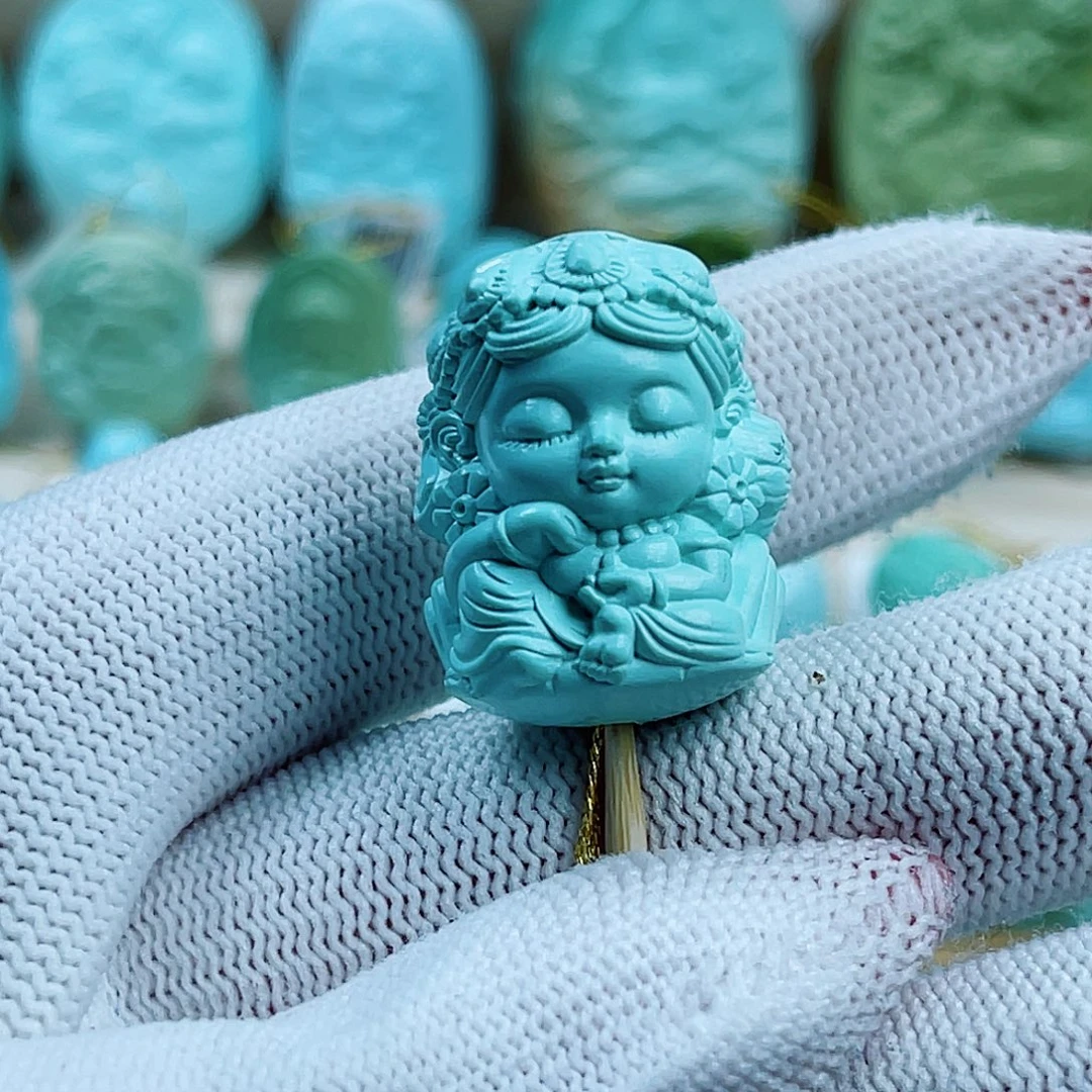 绿松石未镶嵌珠宝奇石