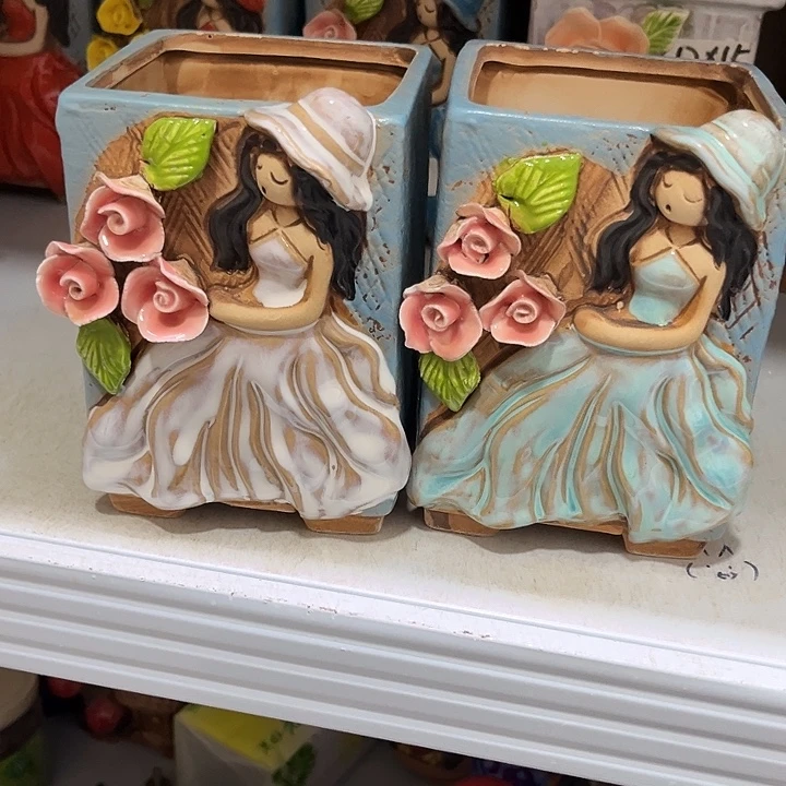 粗陶材质多肉花盆