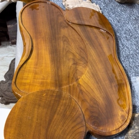 金丝楠湿泡盘的时候