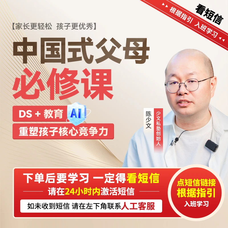 陈少文：AI时代 中国式父母必修课【官方正版】