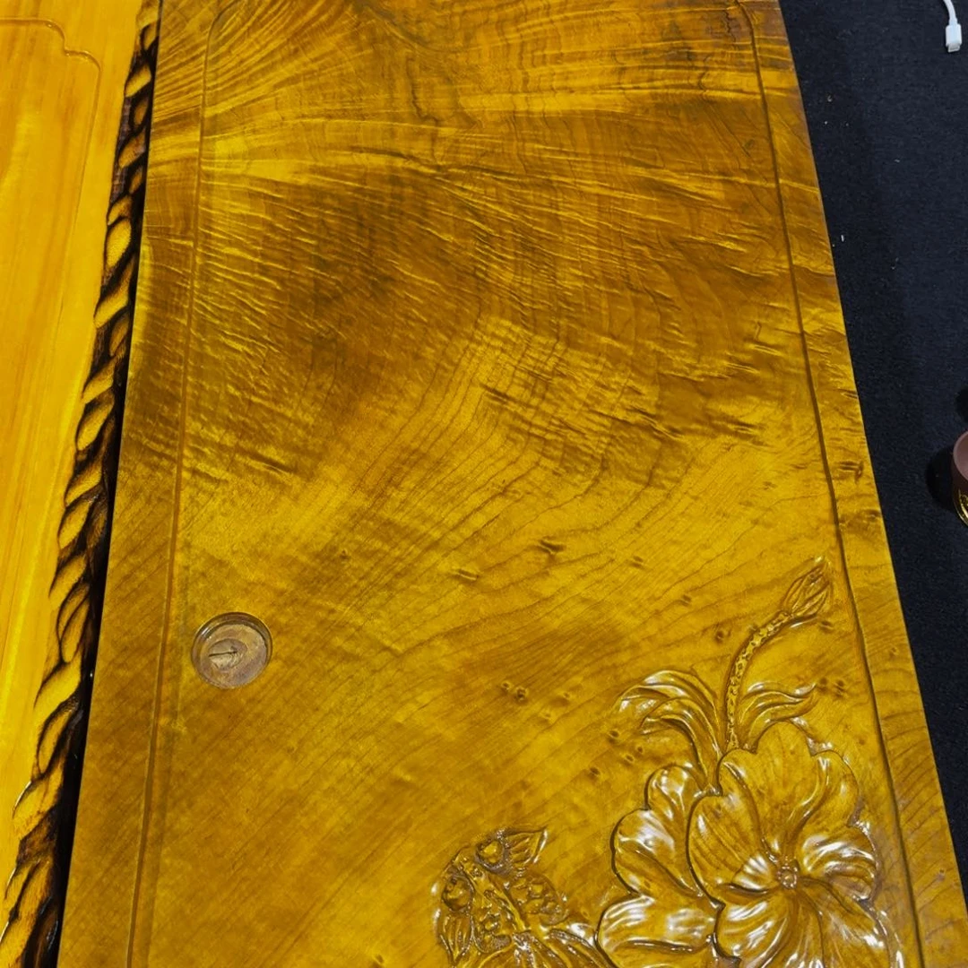 实木茶盘缅甸金丝楠