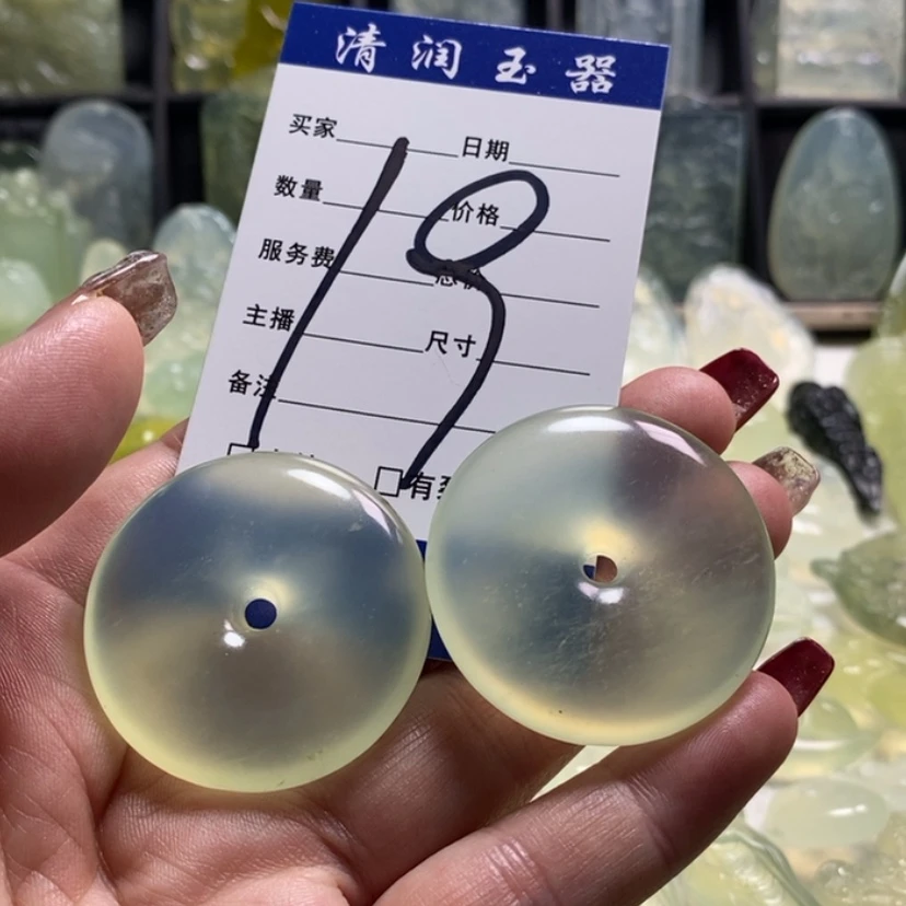 【闪购商品】蛇纹石玉颈饰合金悲*