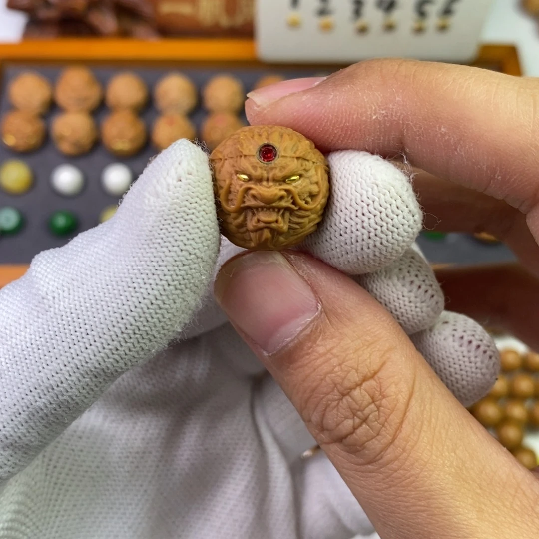 猴头核桃吊坠猴头单颗