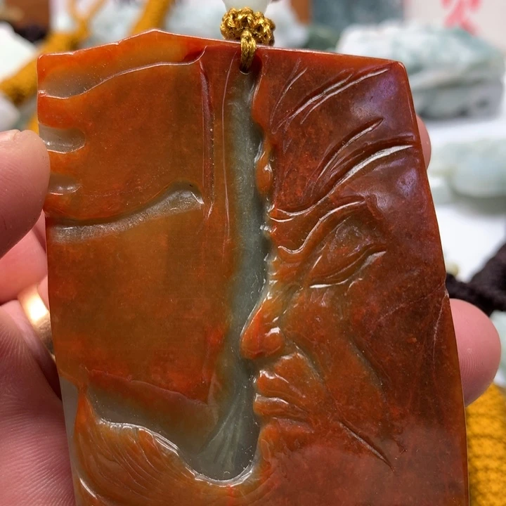 翡翠未镶嵌颈饰保真天然a货翡翠