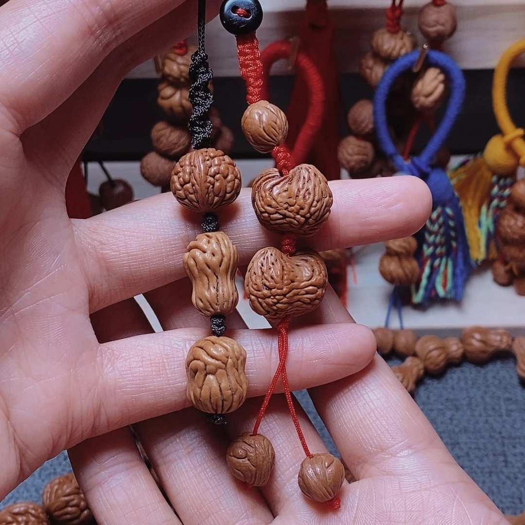 桃核吊坠桃枭挂件