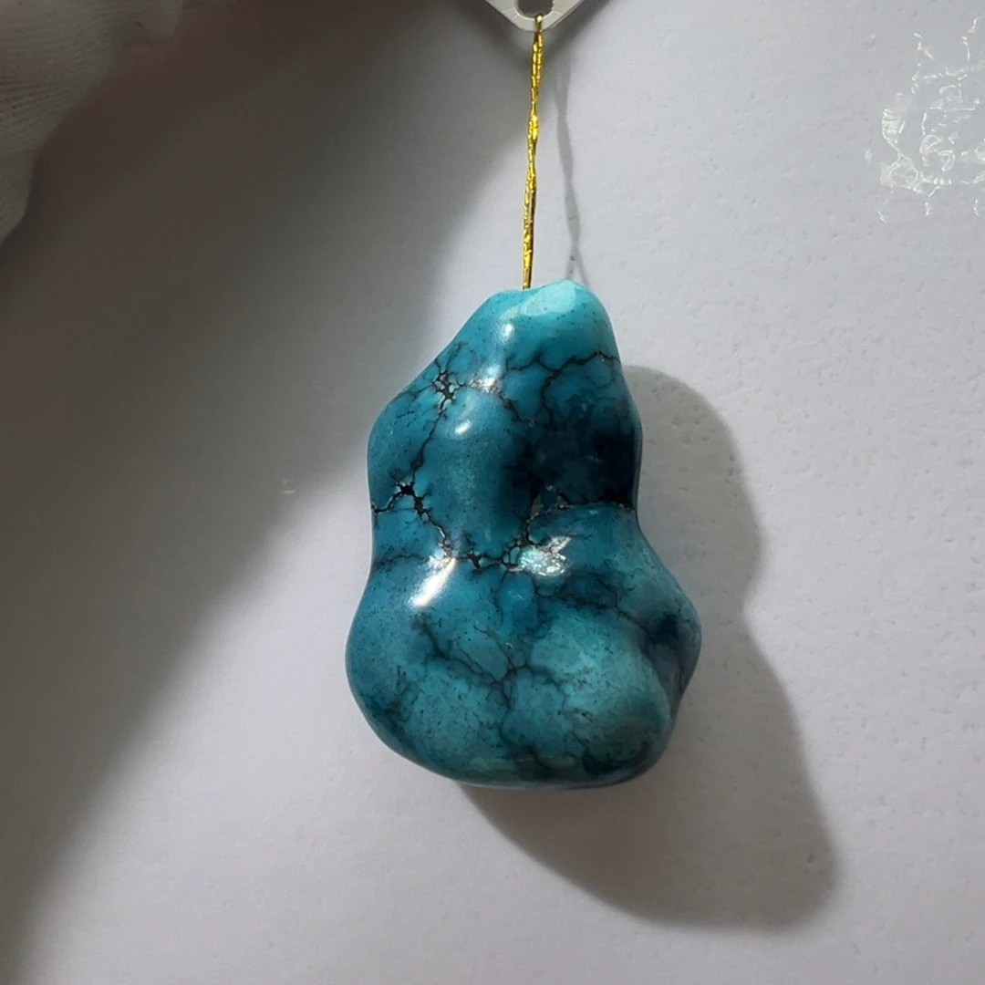 绿松石未镶嵌挂件