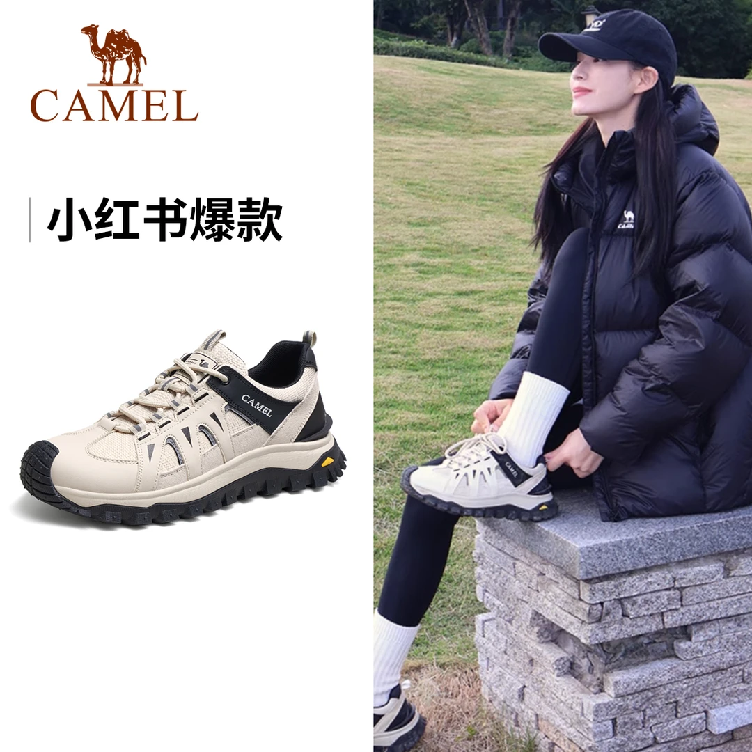 CAMEL/骆驼2025夏季新品运动鞋欧若风徒步登山户外时尚休闲鞋女鞋