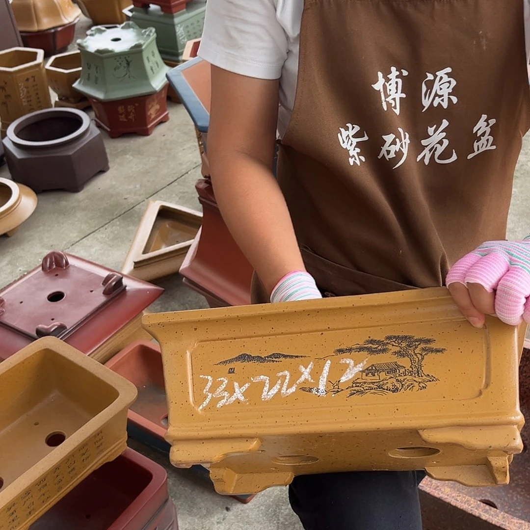 紫砂花盆盆景艺术