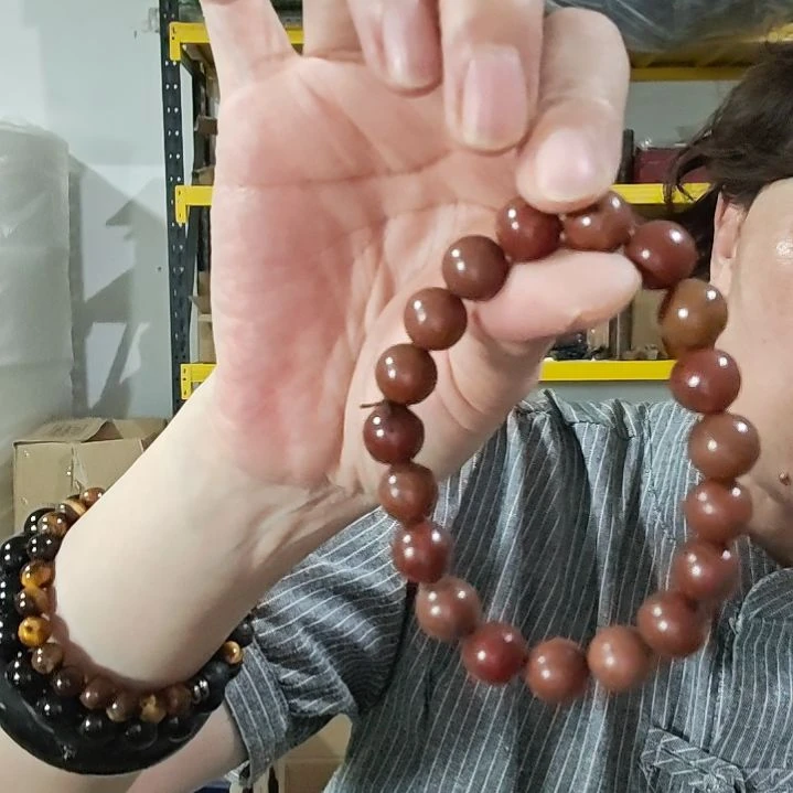 泗水砭石文化馆砭石手串卡10