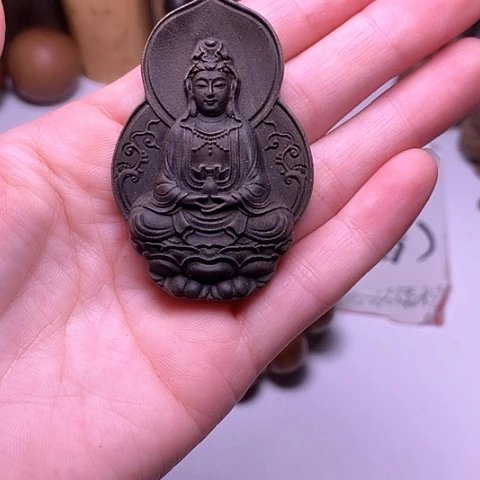 檀香木吊坠檀香阴沉观姐姐牌子