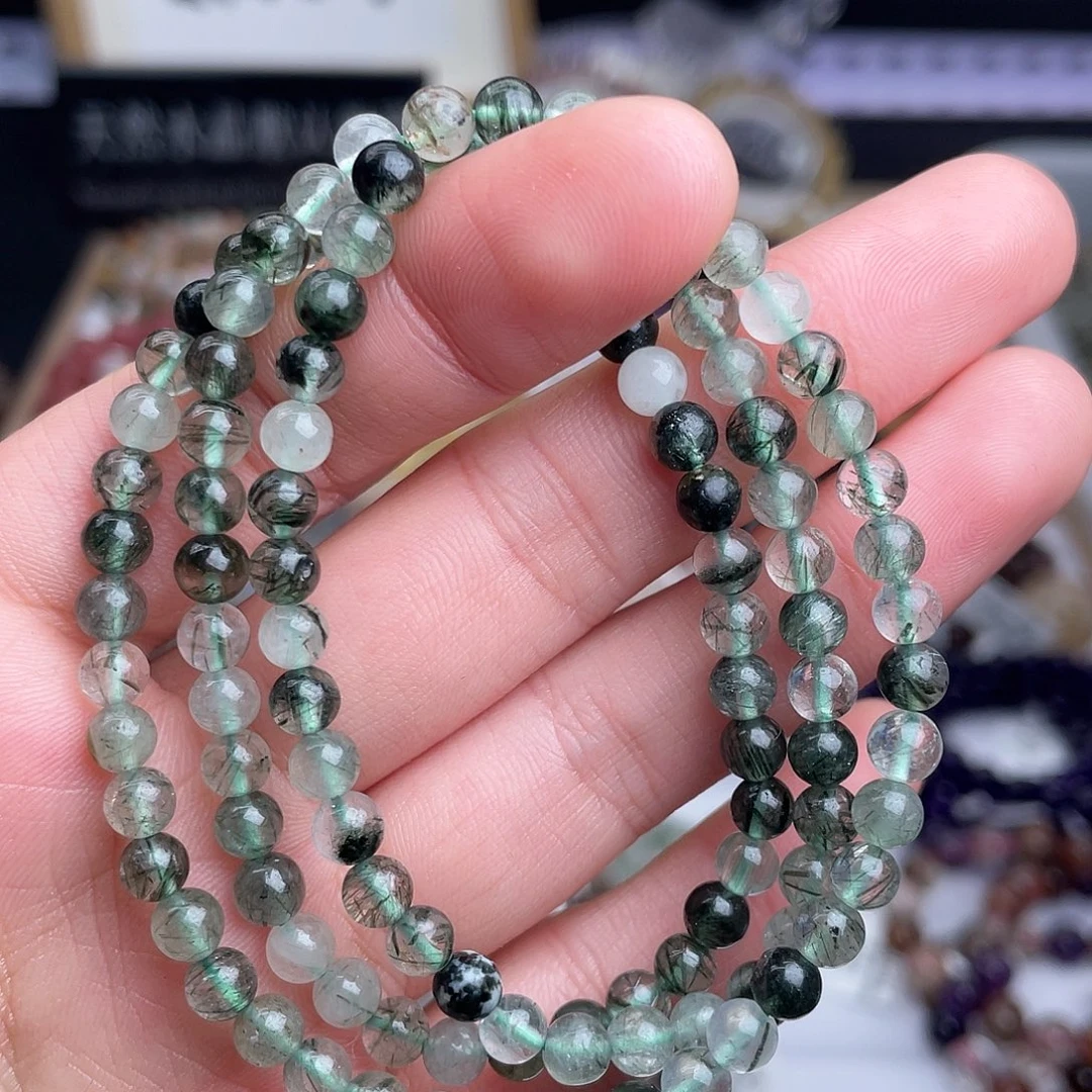 水晶手串未镶嵌天然