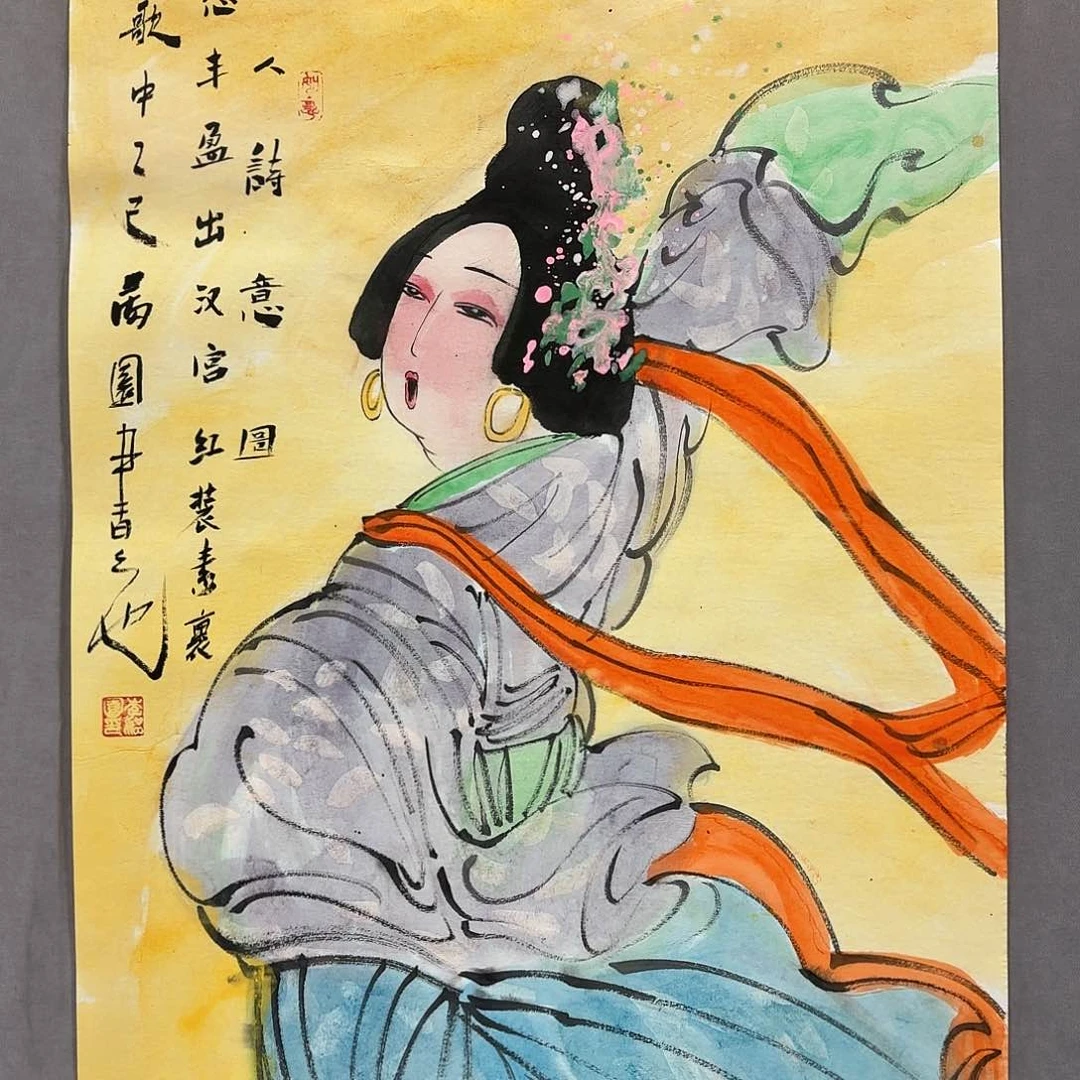 国画国画纯手绘作品请放心去藏