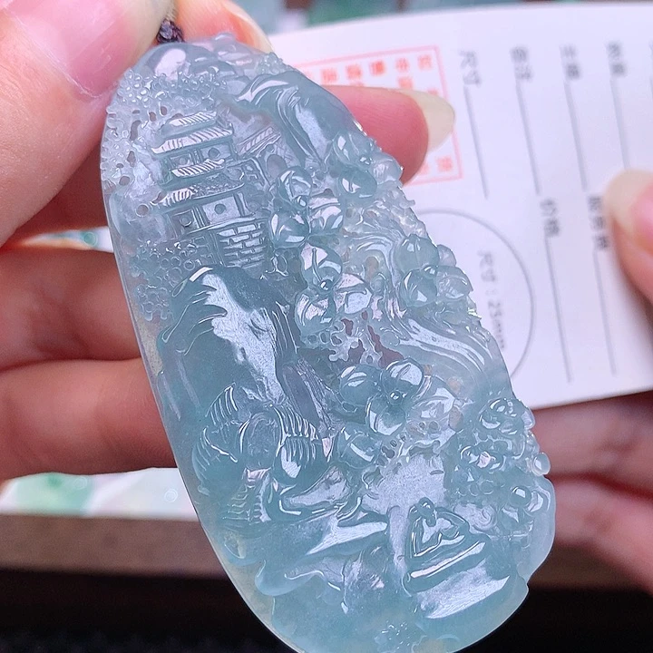颈饰未镶嵌翡翠翡翠