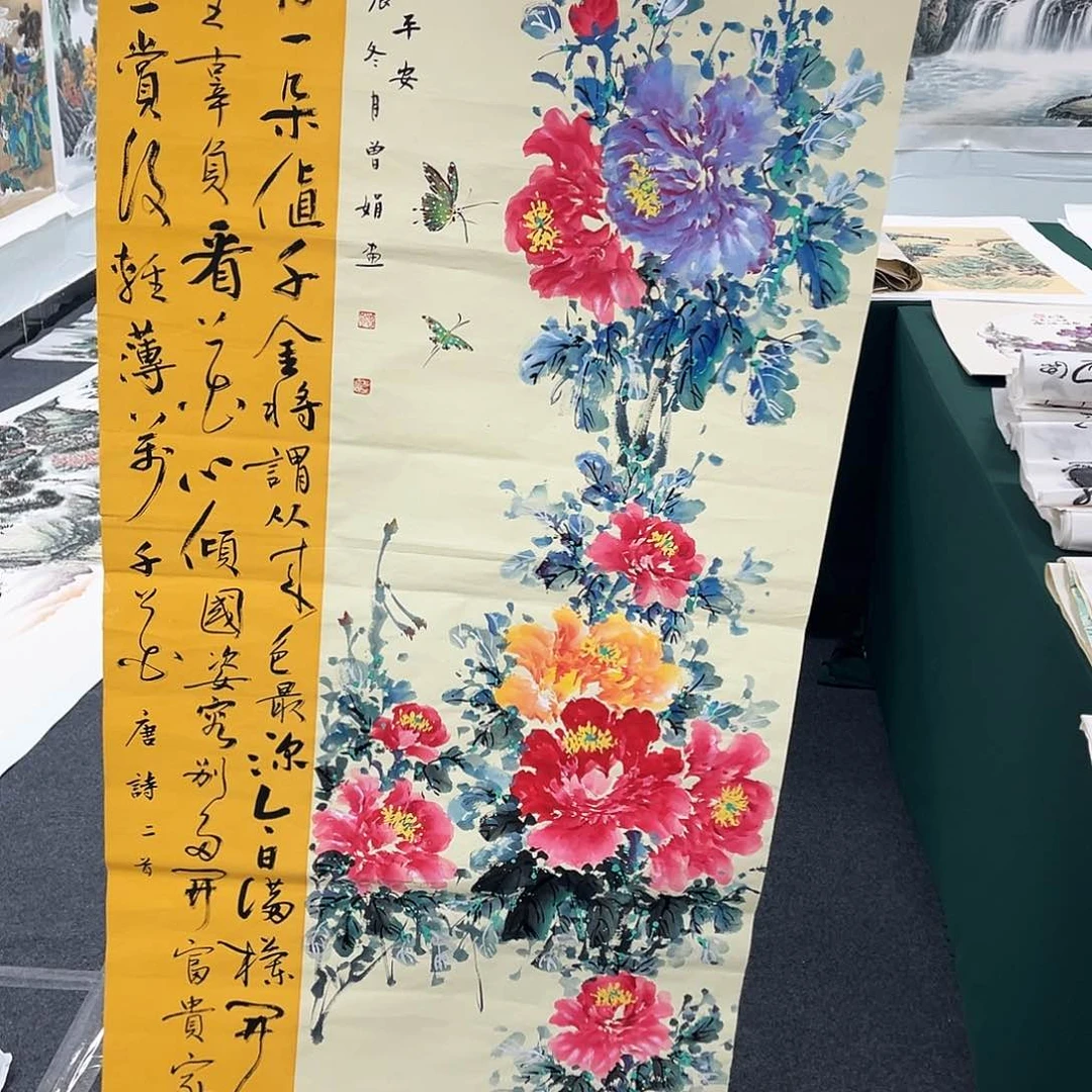 国画国画作品宣纸纯手绘
