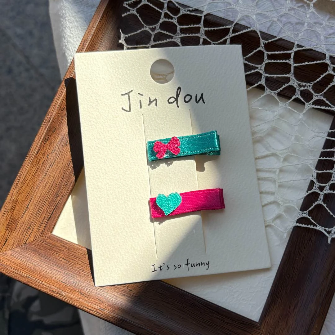 A126—“撞色砂糖”鸭嘴夹