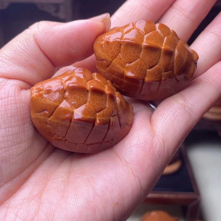 吊坠橄榄核龙脊富甲手球3.23左右