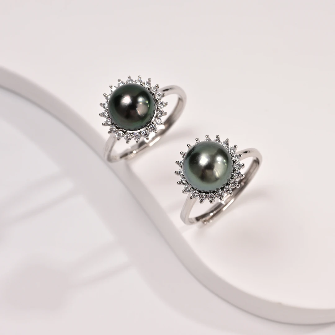 【云上好物】S925银海水珍珠戒指-多样性发一件-8mm-DS06656（甄选）