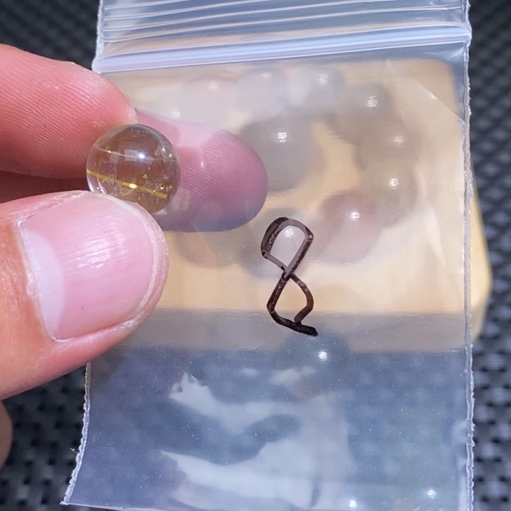 风***发晶手链未镶嵌天然水晶手串