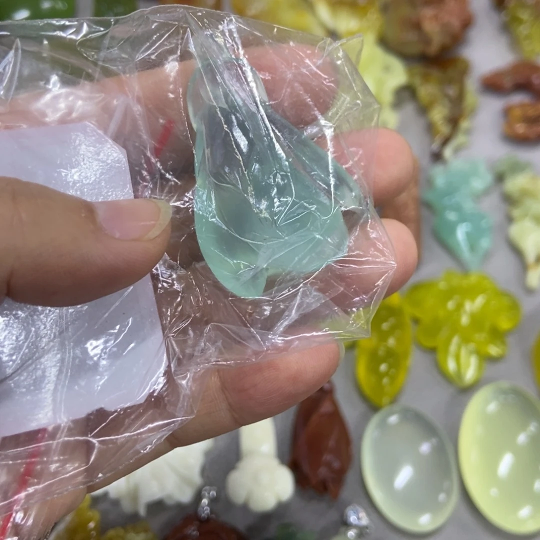 未镶嵌蛇纹石玉挂件y*