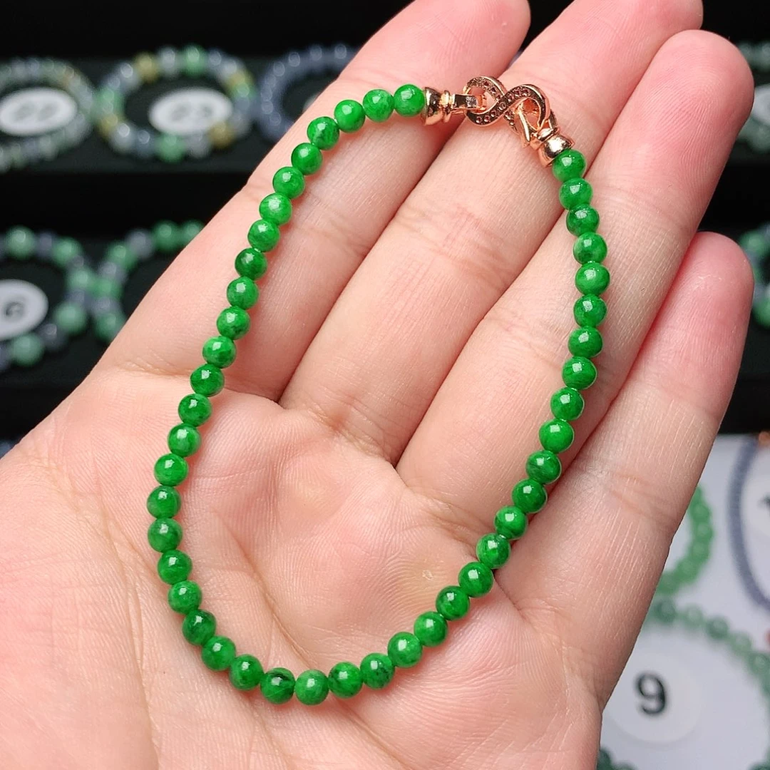 翡翠手链未镶嵌乔*翡翠