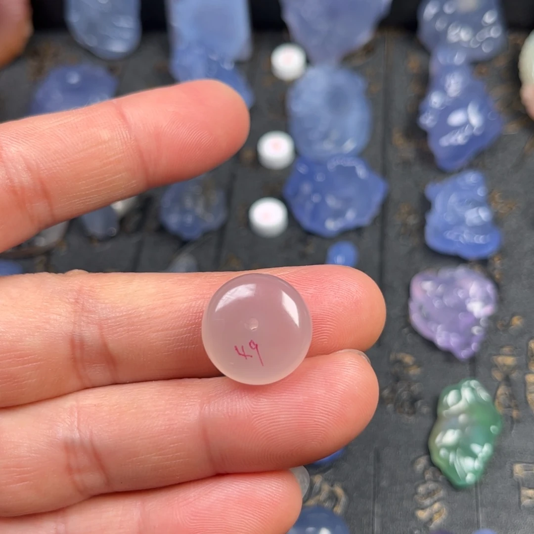 玛瑙/玉髓未镶嵌颈饰扣子