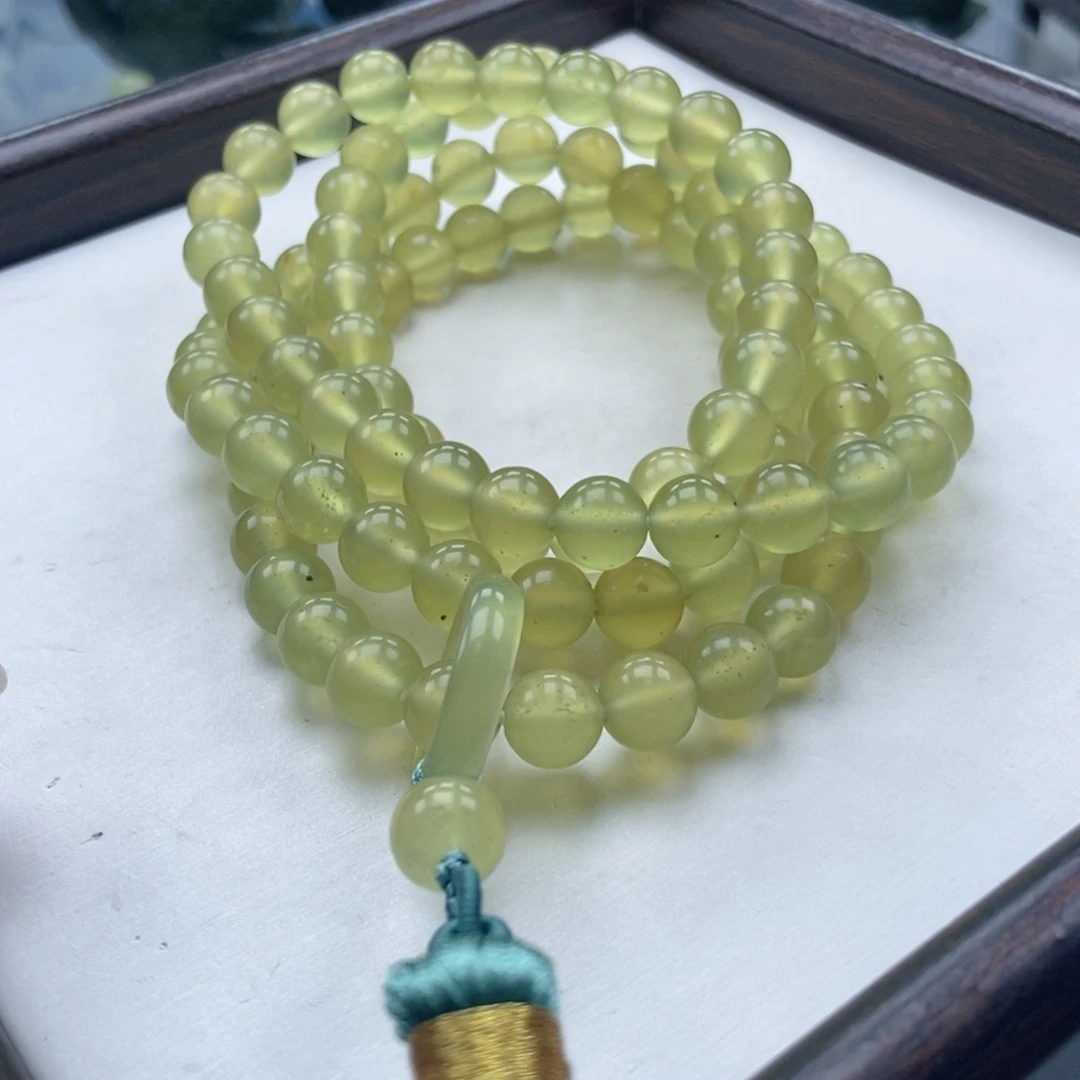 蛇纹石玉未镶嵌手链