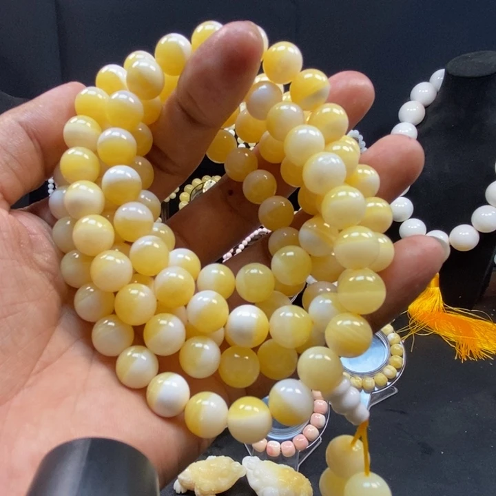 手串/手链贝壳黄*一10脖挂108