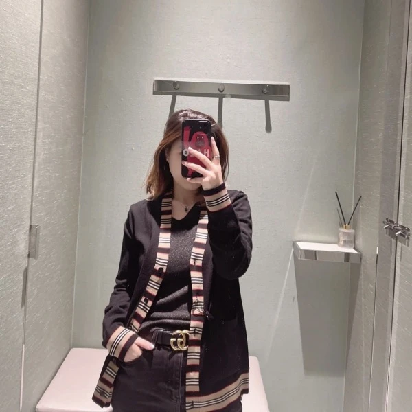 妃鱼/博柏利/羊皮/剪羊毛/外套/95新/凡2/4