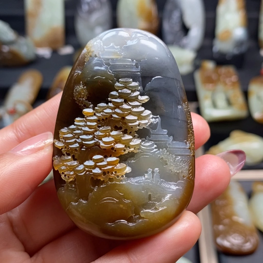 和田玉把件未镶嵌