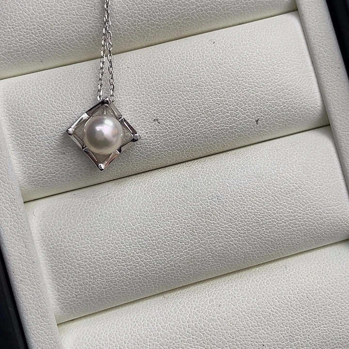 海水珍珠银S925镶嵌手绳