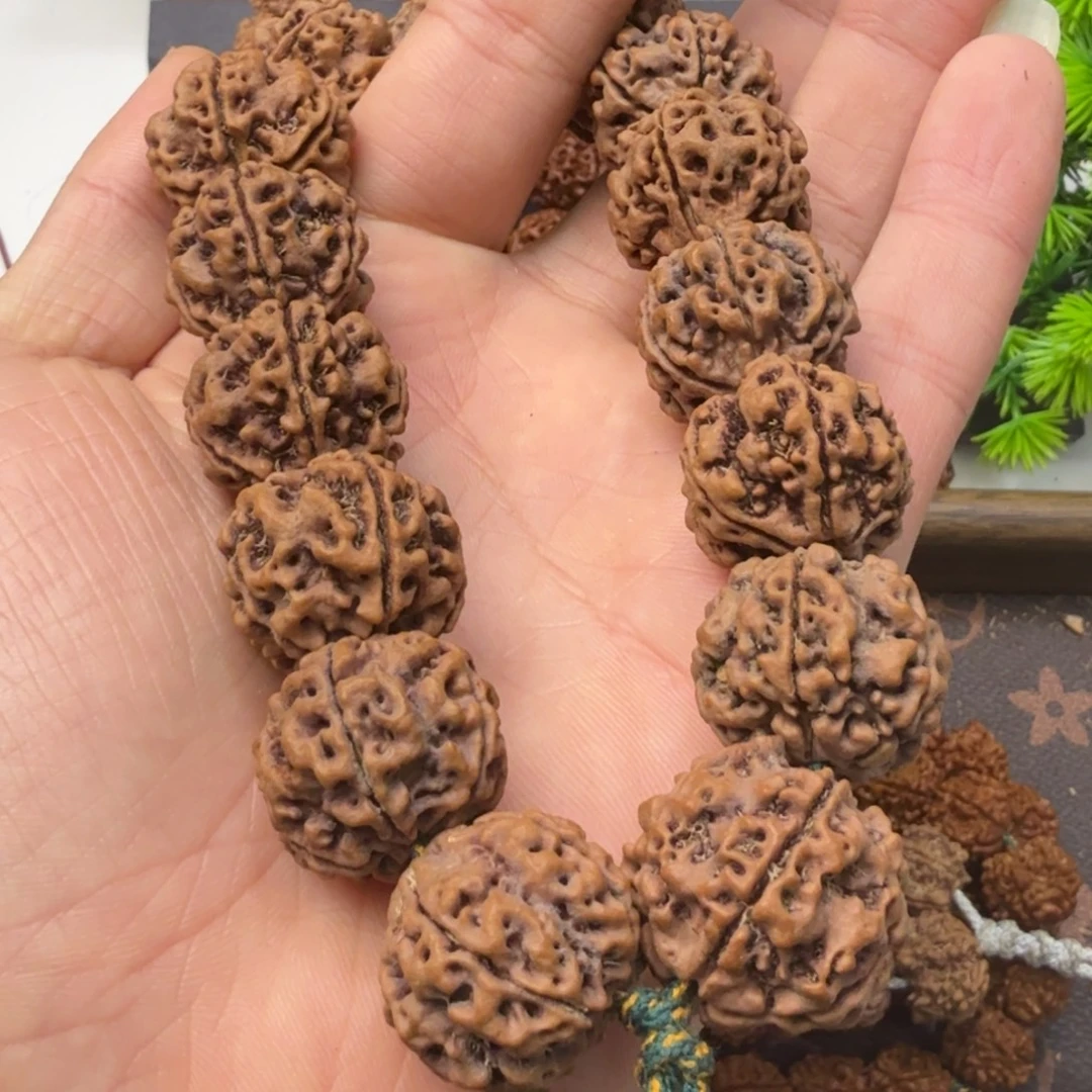 金刚菩提吊坠粗筋蜂窝双龙金蟾纹