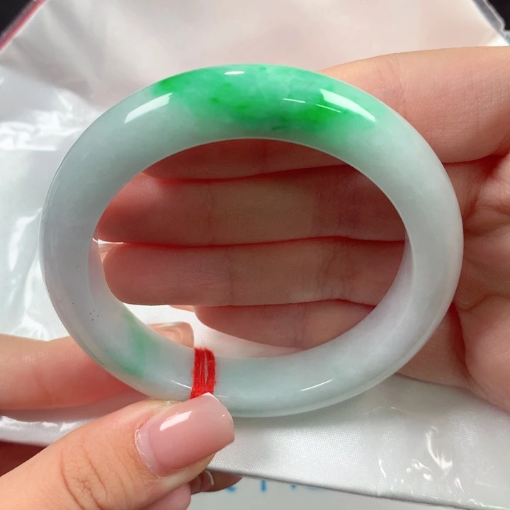 翡翠手镯未镶嵌54圈DH1227