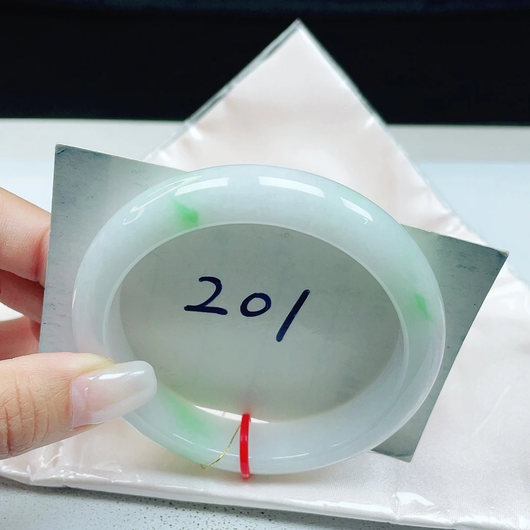 翡翠未镶嵌手镯 正圈59+