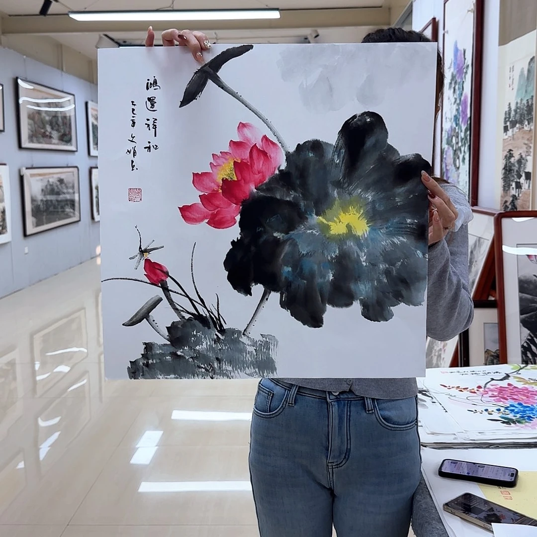 国画国画作品多次