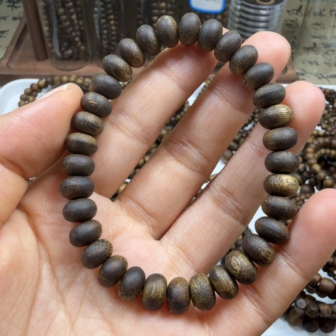 沉香碎屑沉香卡8算盘珠