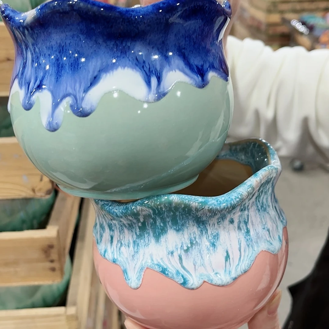 【闪购商品】陶瓷福利品凑满10元发货陶瓷花盆