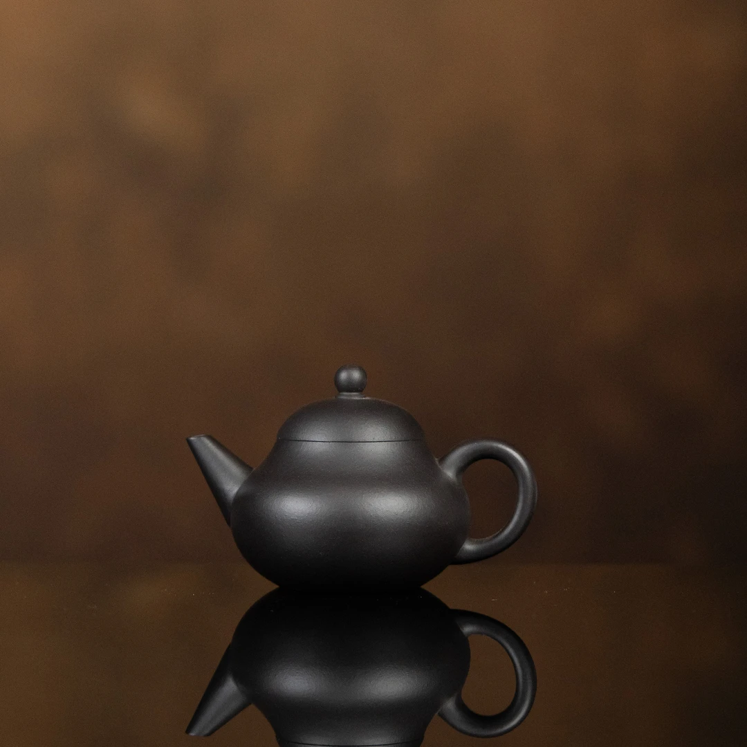 【利贞l景舟水平】原矿紫泥还原烧约120cc手工制宜兴紫砂壶LZ