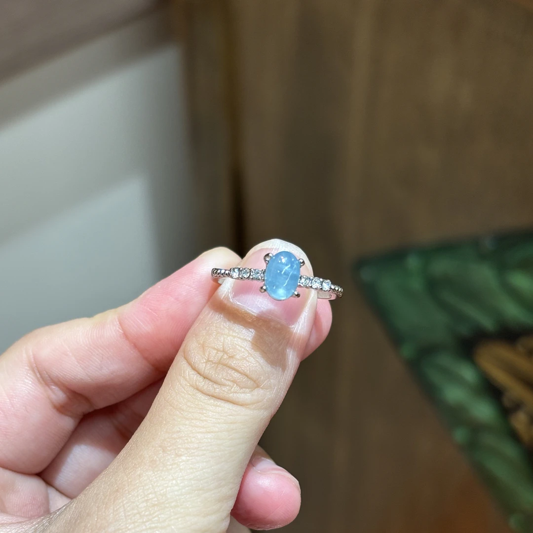 112582wm海蓝宝戒指多样性发其一