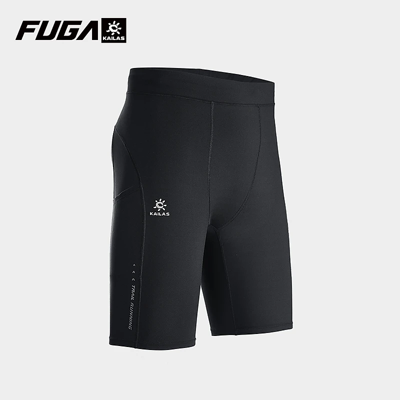 KAILAS凯乐石FUGA户外运动微压缩速干弹力跑山五分裤男 KG2435320