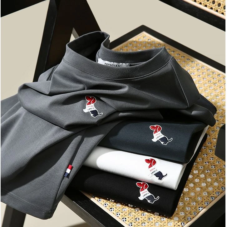 吸湿速干！ 外贸春夏柔软亲肤透气休闲短袖T恤2215