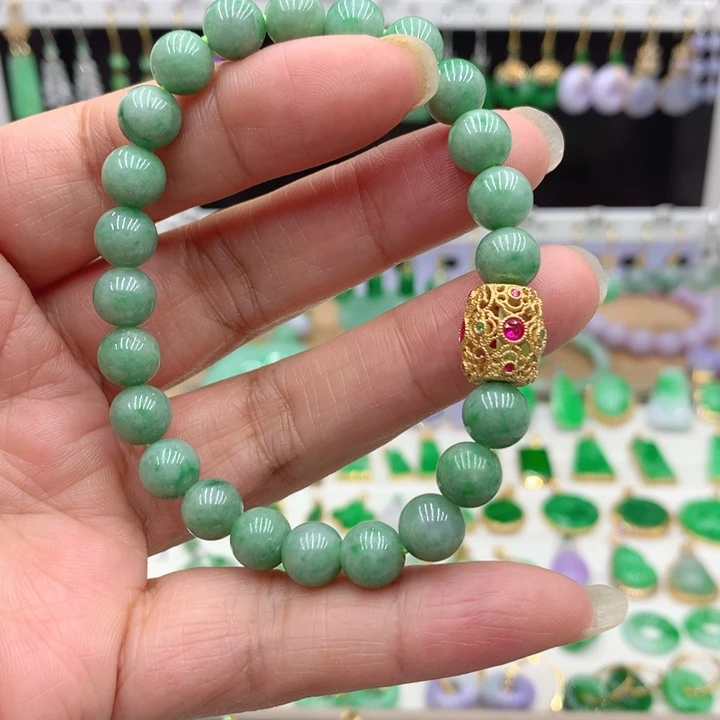 翡翠未镶嵌手串的