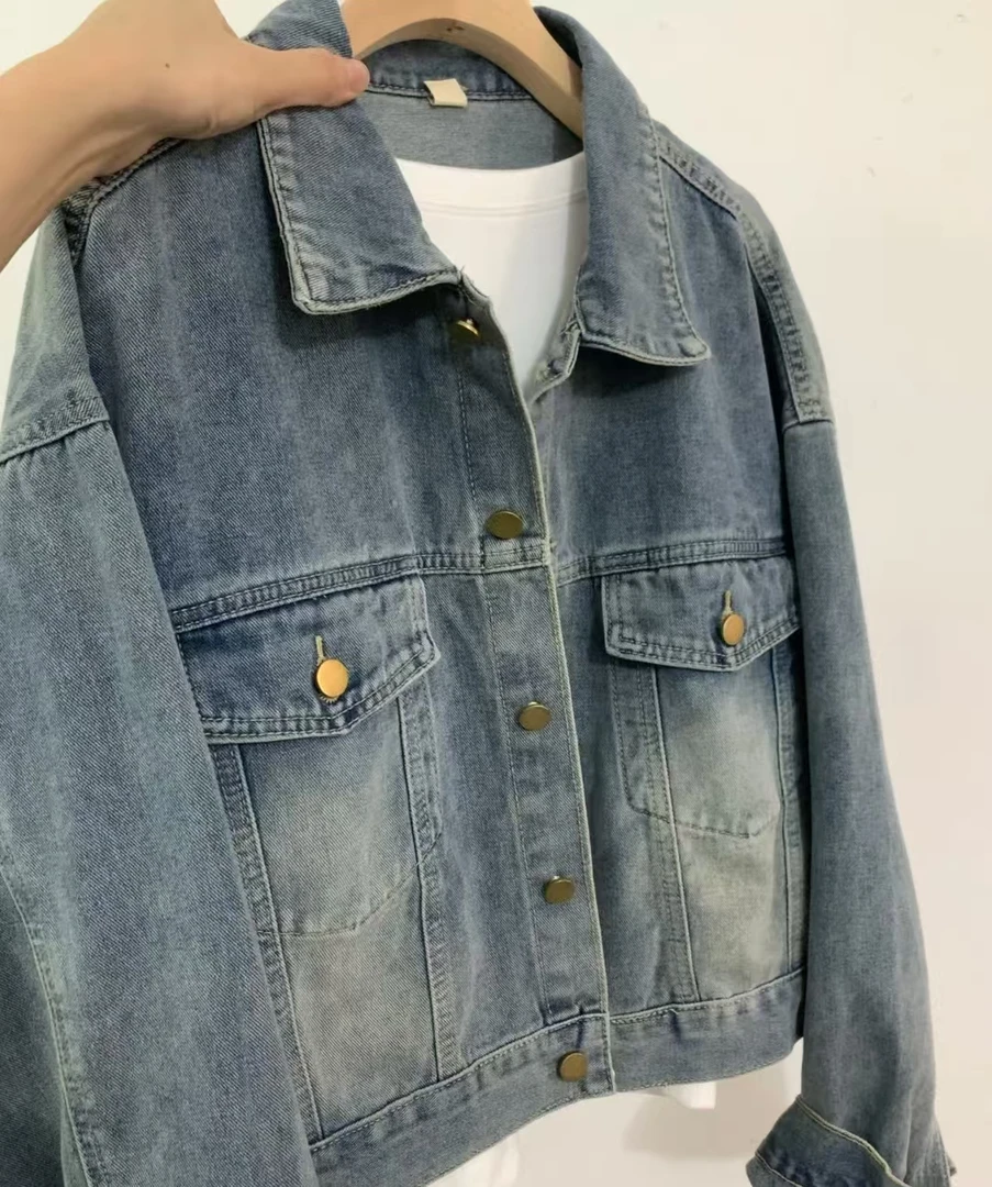 街头玖润牛仔衣551~600潮流宽松复古休闲时尚日系情侣百搭