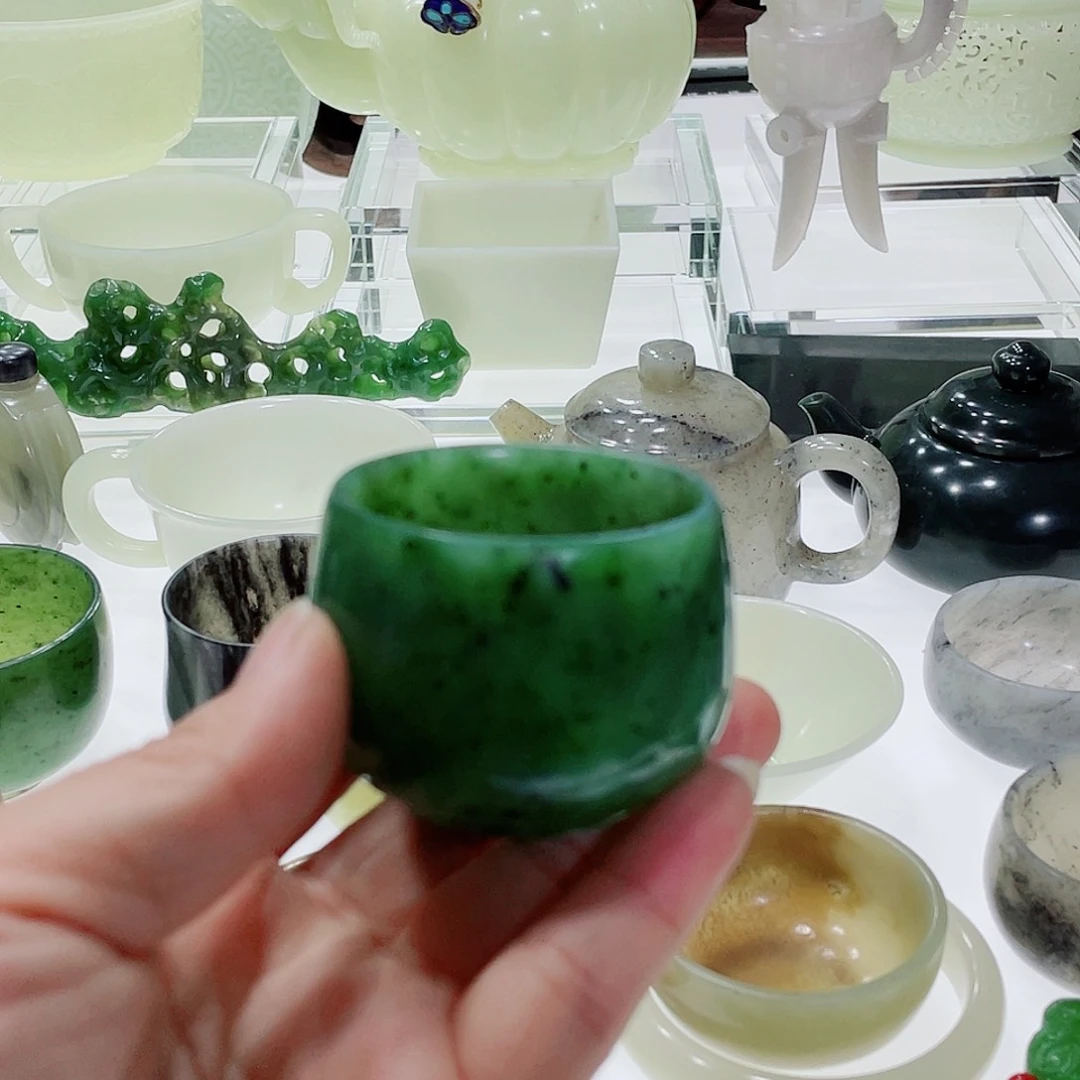 和田玉（碧玉）把件未镶嵌