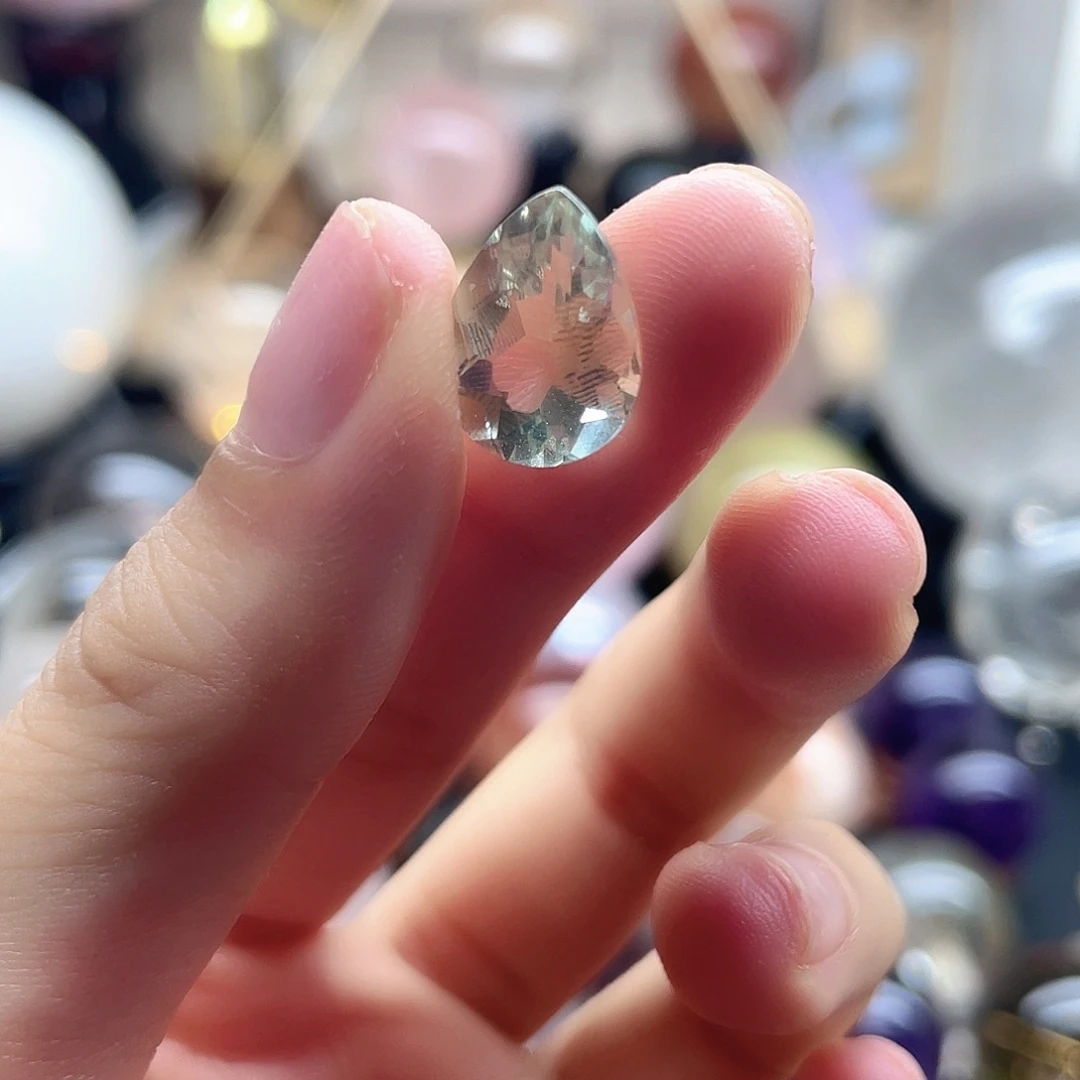 水晶珠宝半成品未镶嵌天然水晶戒指面