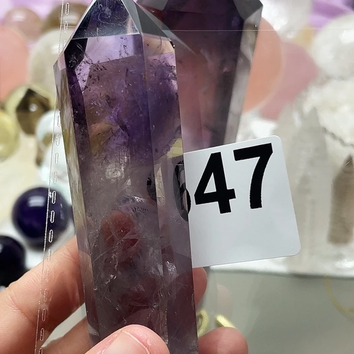 a***a未镶嵌珠宝半成品紫晶647