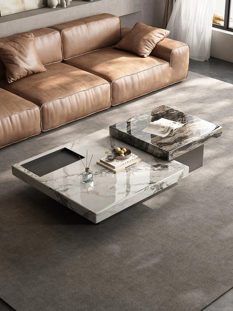 2025意式风格大理石茶几