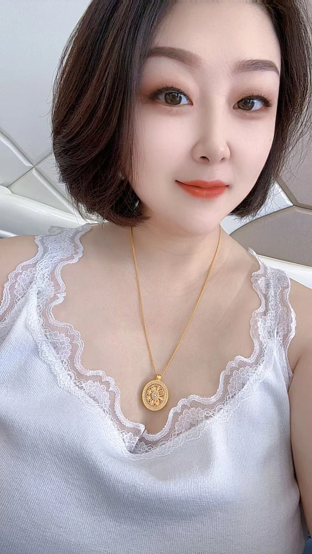 合金项链 【聪姐推荐】新中式国风时来运转罗盘项链（链长60厘米）